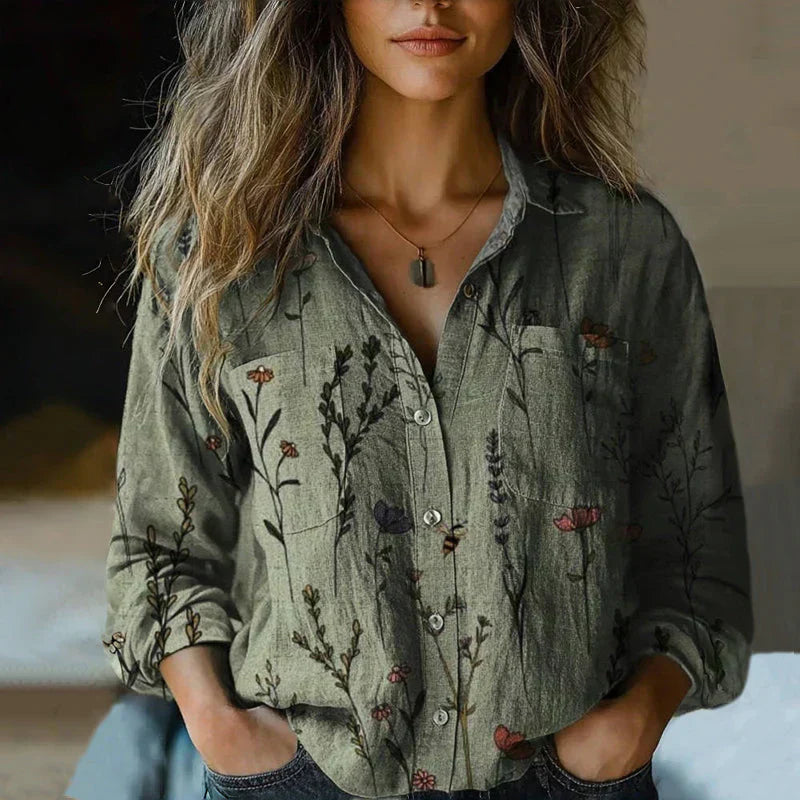 Valentina - Blouse Vintage Élégante 