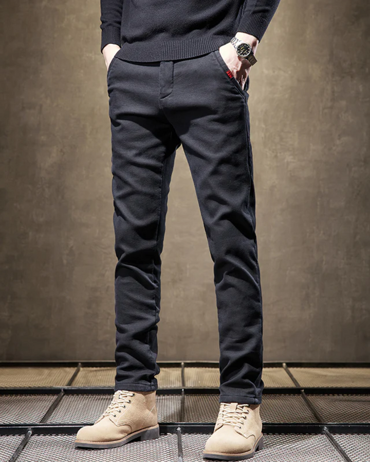 Pantalon ajusté décontracté 