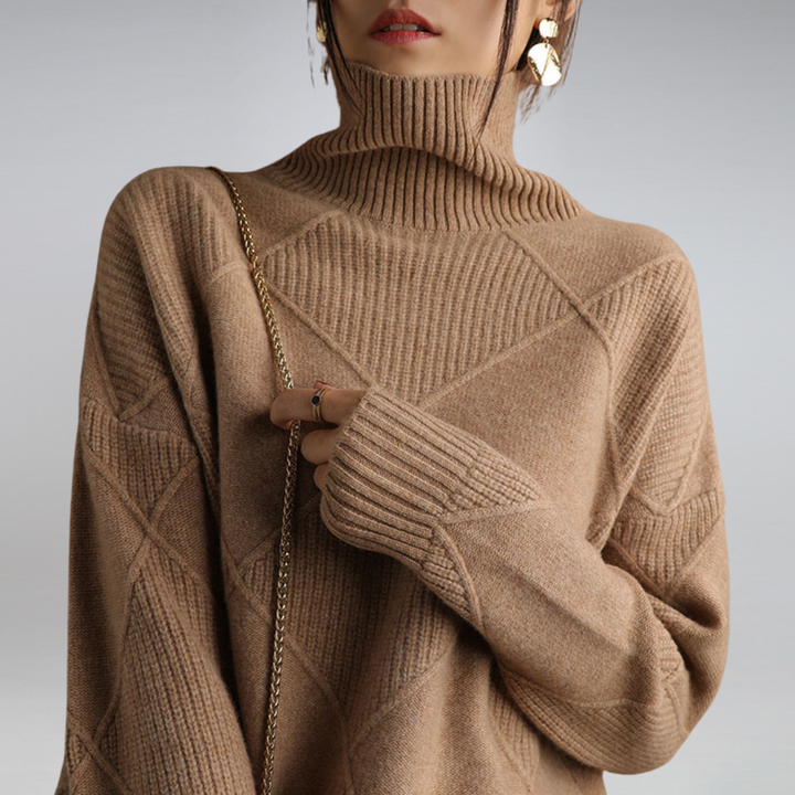Adelle | Pull à col roulé douillet 