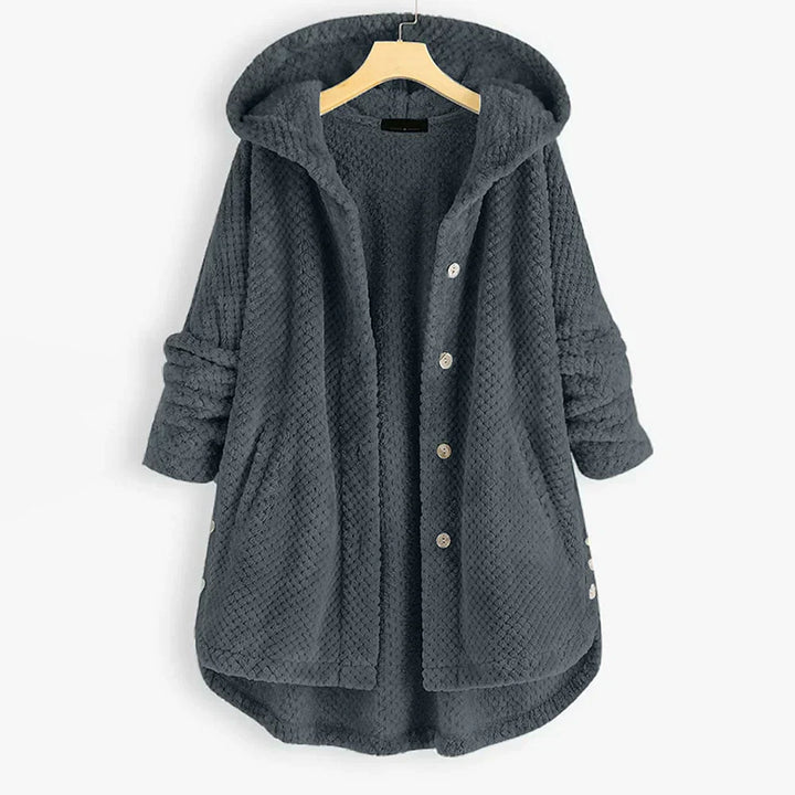 Elisa™ | Manteau à capuche côtelé 