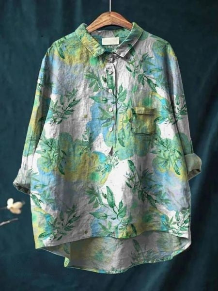 Julia - Blouse Florale Élégante 