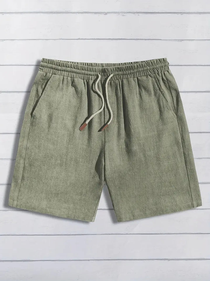 Shorts en lin décontractés 