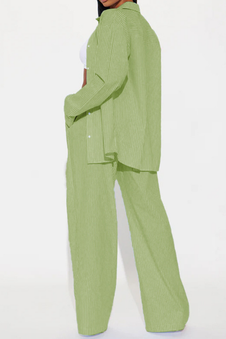 Tessa™ | Striped Comfortable Two-Piece Set