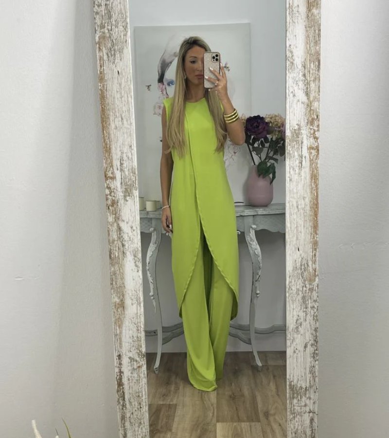 Flavia - Ensemble chic sans manches 
