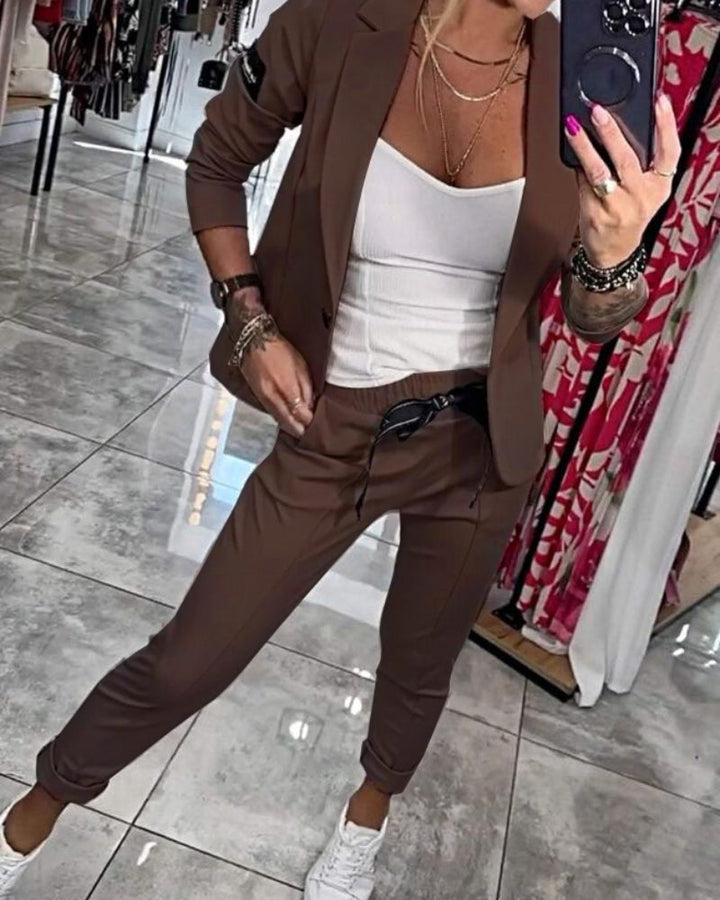 Malou - Ensemble : Haut, Veste et Pantalon 