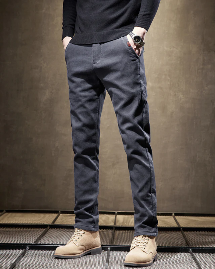 Pantalon ajusté décontracté 