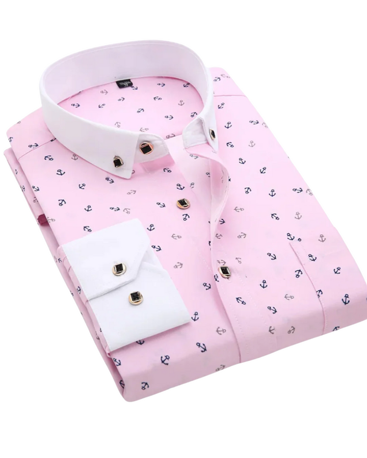 Givalli - Chemise à imprimé nautique 