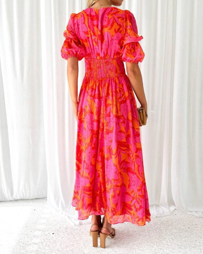 Alva™ | Robe à manches ballon gracieuse 