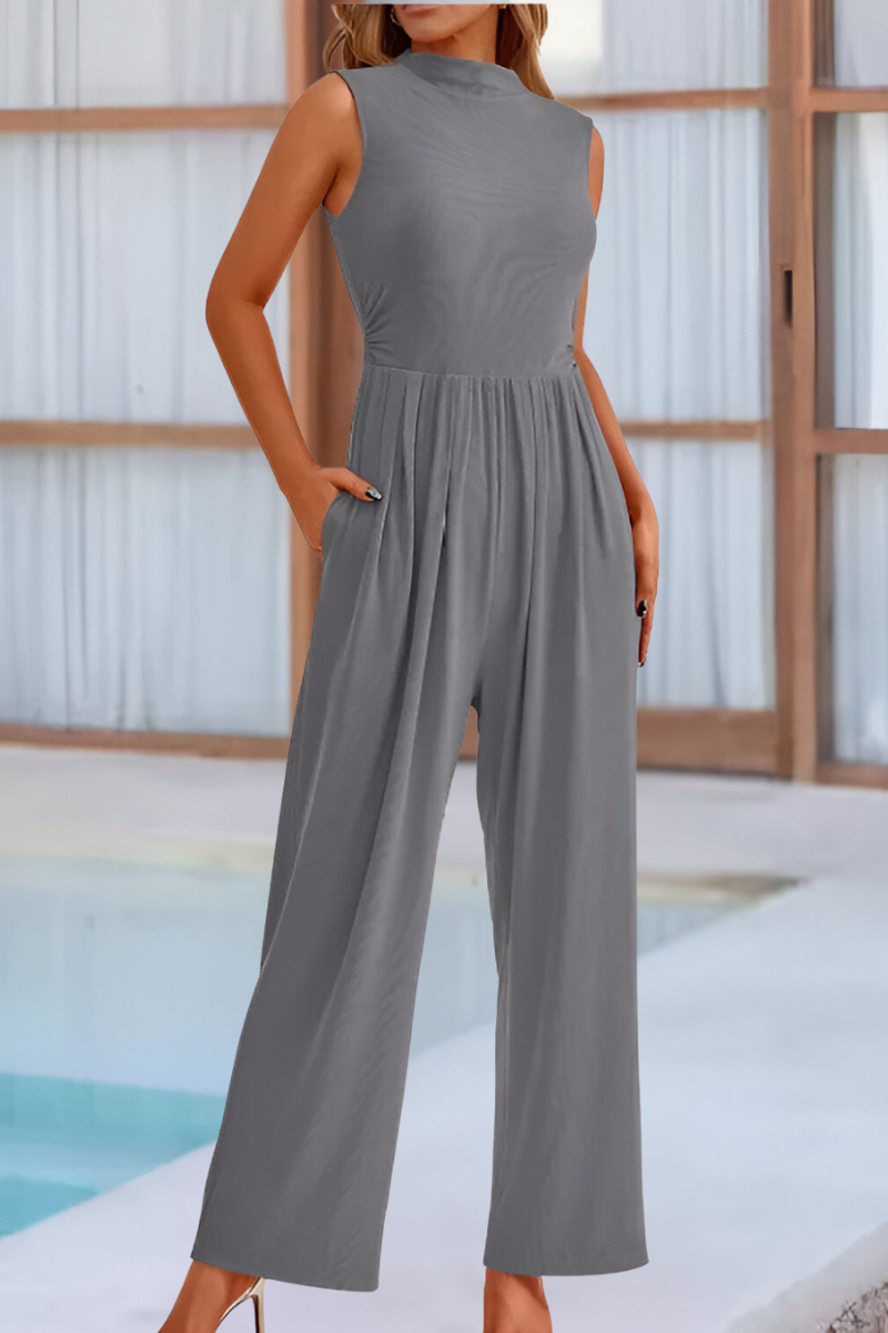 Noah™ | Combinaison sans manches élégante avec taille haute 