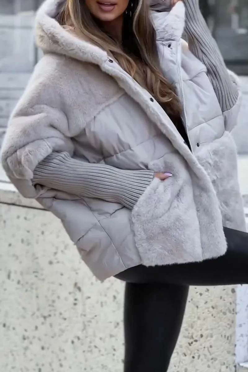 Woolspire™ | Blouson Bombardier à Capuche pour Femmes 