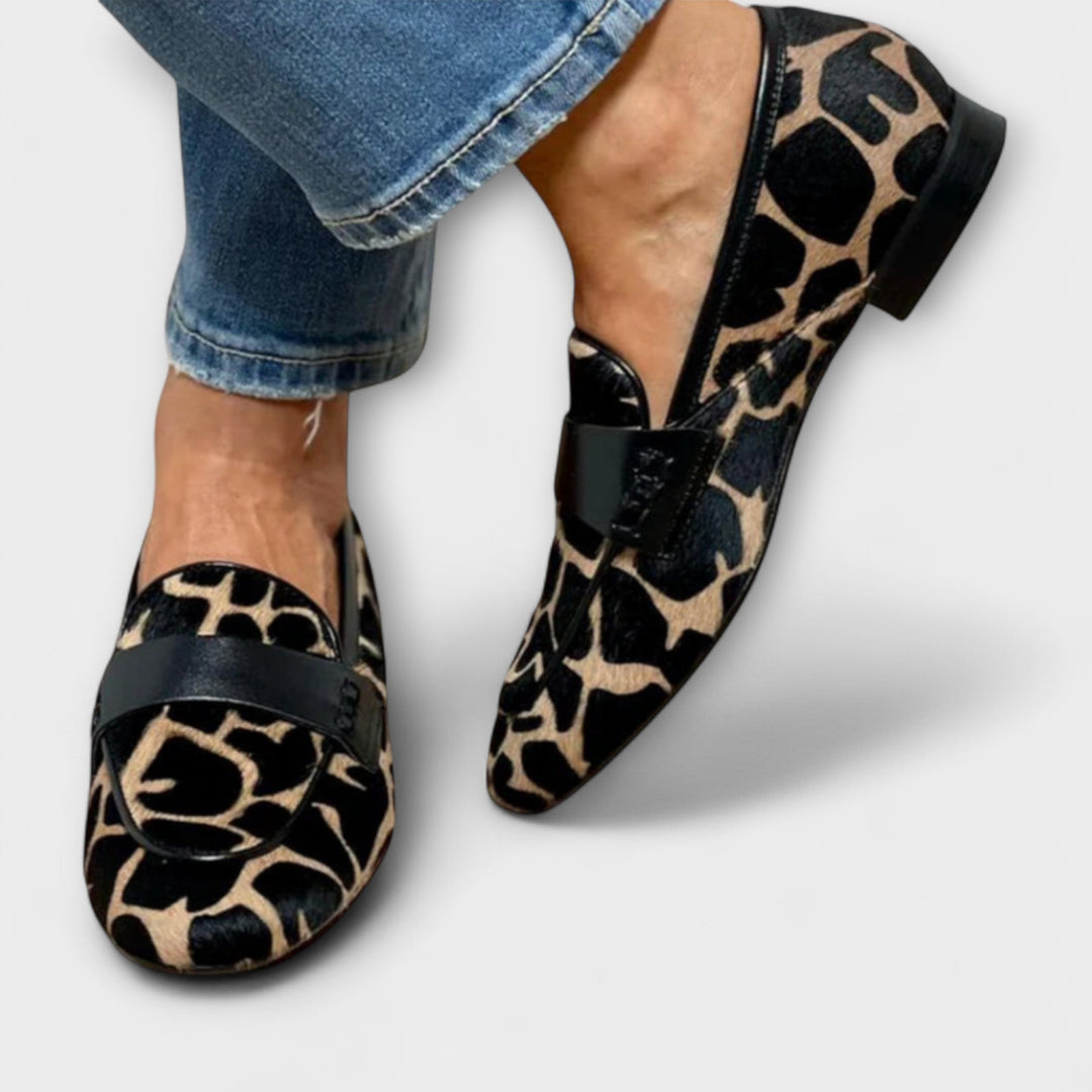 Cordelia™ | Chic Leopard Loafers