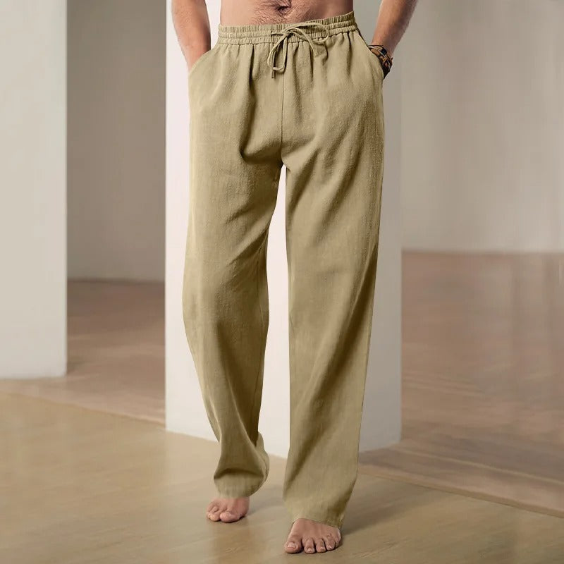 Pantalon en lin Ibiza 