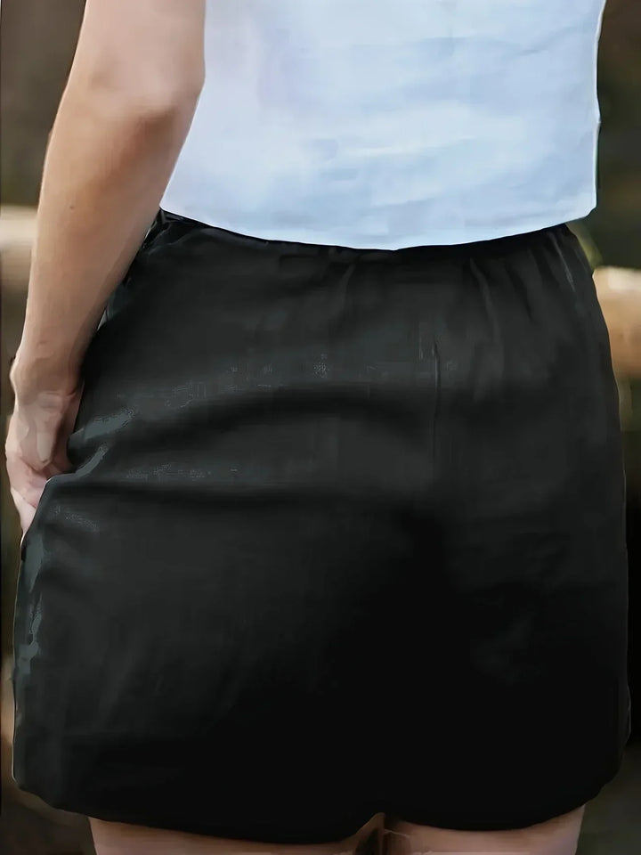 Shorts d'été décontractés avec poches pour femmes 