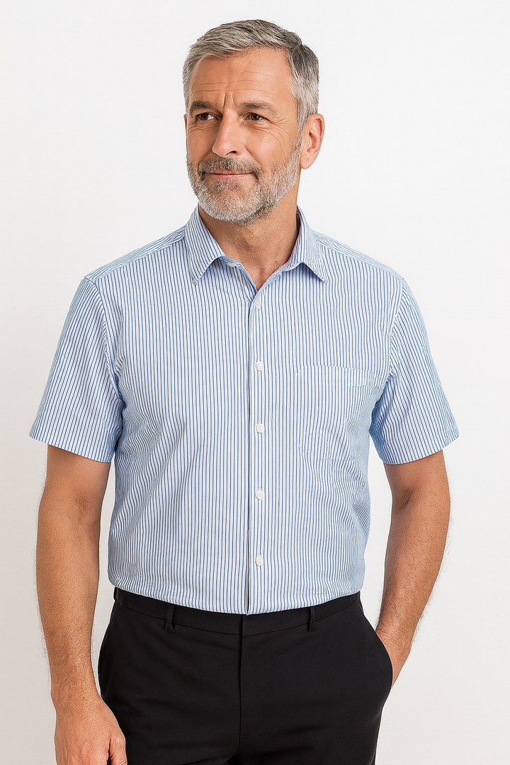 Chemise d'affaires à manches courtes 