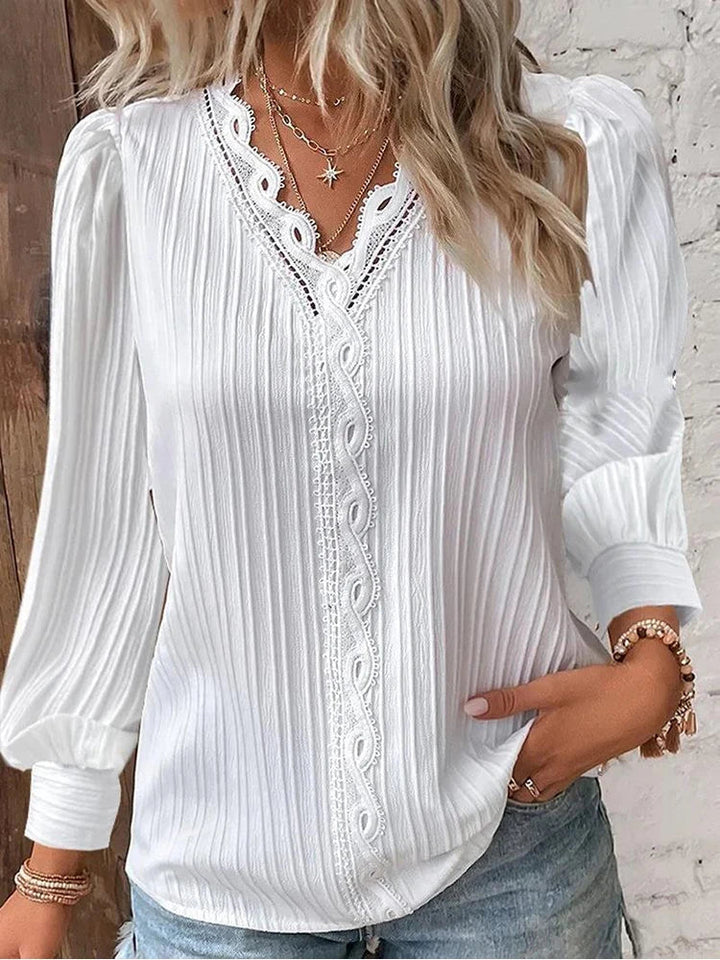 Emma - Blouse en dentelle élégante 
