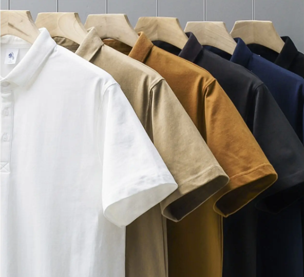 Polo en coton pour hommes 