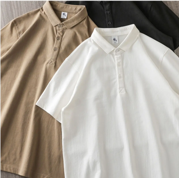 Polo en coton pour hommes 