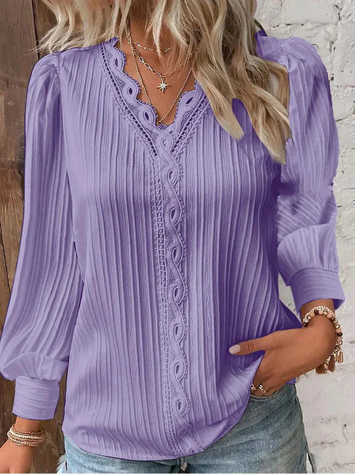 Emma - Blouse en dentelle élégante 