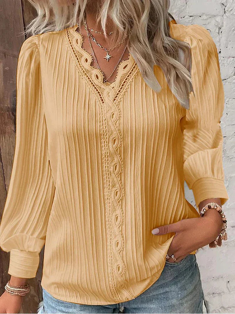 Emma - Blouse en dentelle élégante 