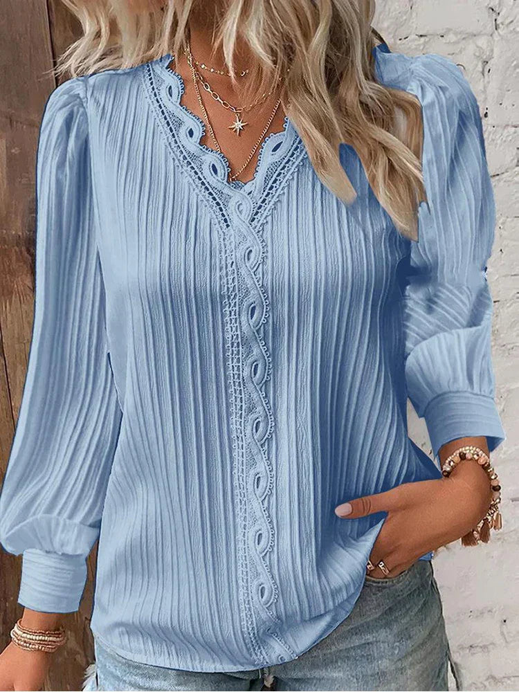 Emma - Blouse en dentelle élégante 