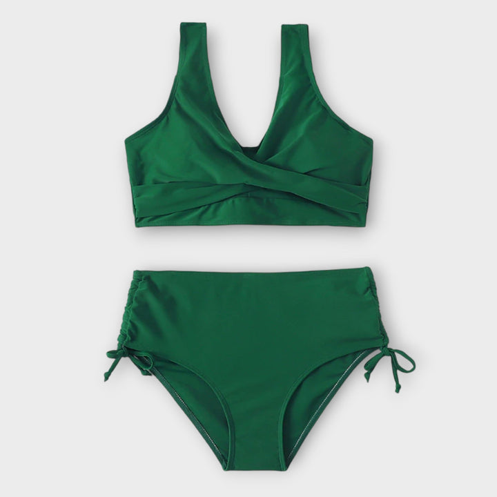 Janine™ | Bikini élégant et flatteur pour la silhouette en deux pièces 