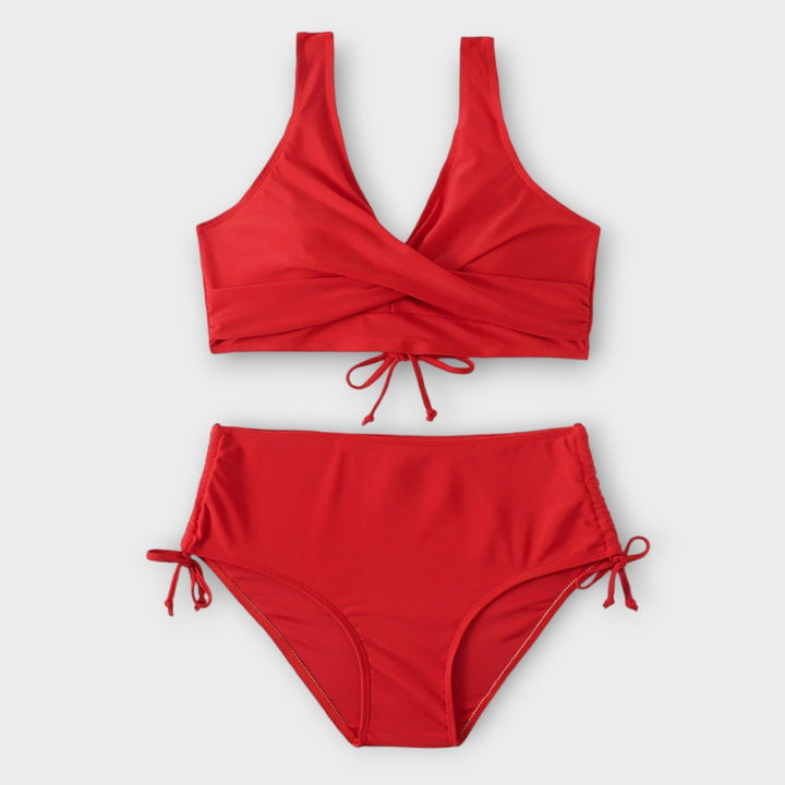 Janine™ | Bikini élégant et flatteur pour la silhouette en deux pièces 