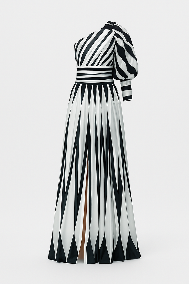 Sira™ | Graceful Striped Elegance