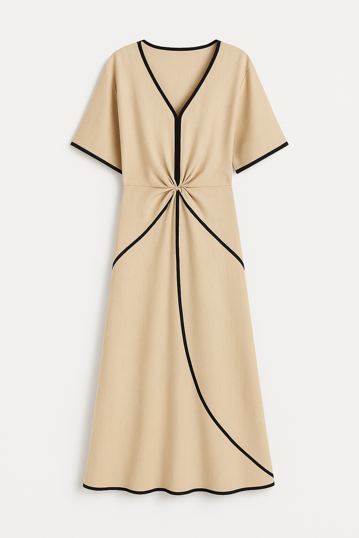 Oria™ | Effortlessly Elegant Striped Dress