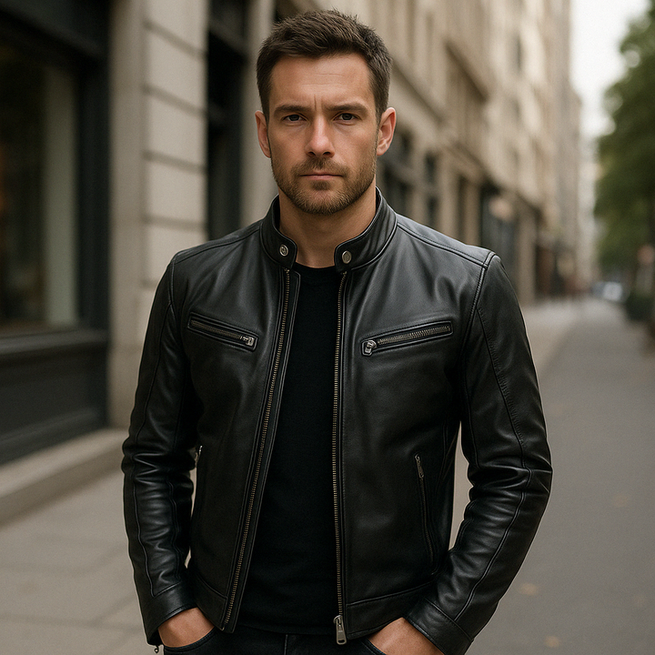 Salvatore™ | Timeless Casual Leather Jacket