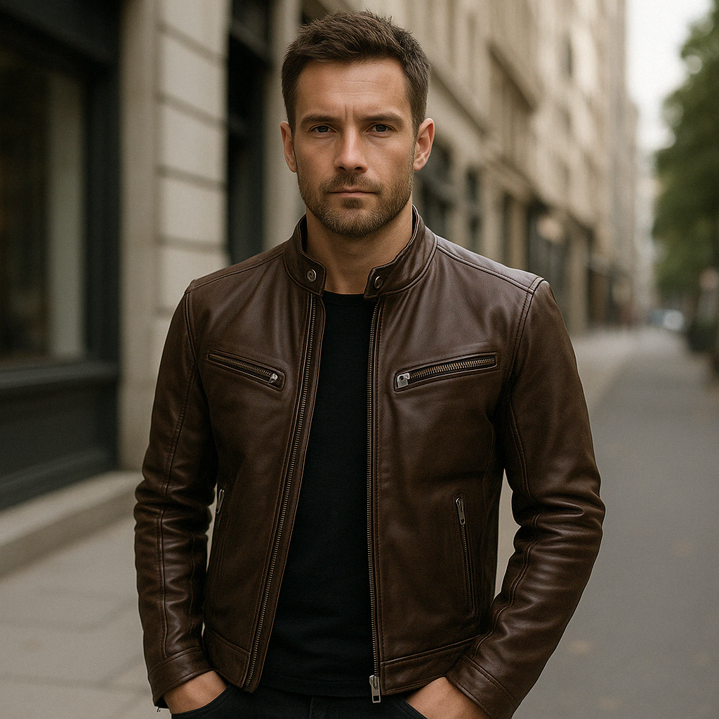 Salvatore™ | Timeless Casual Leather Jacket