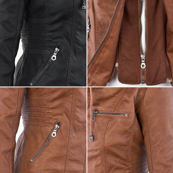 Chaleur™ | Veste en cuir végétalien 