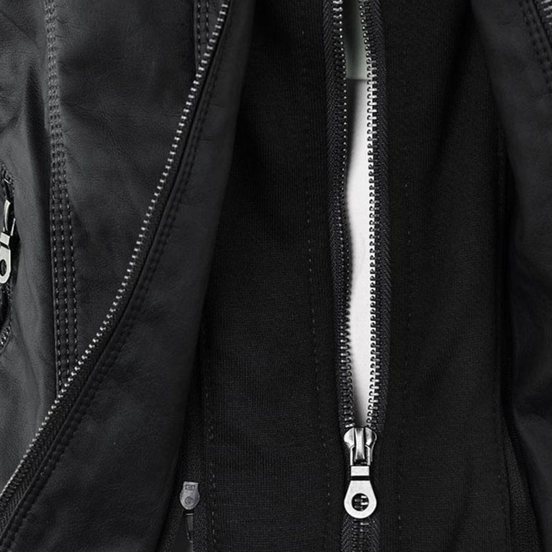 Sienna™ | Veste en similicuir avec capuche 