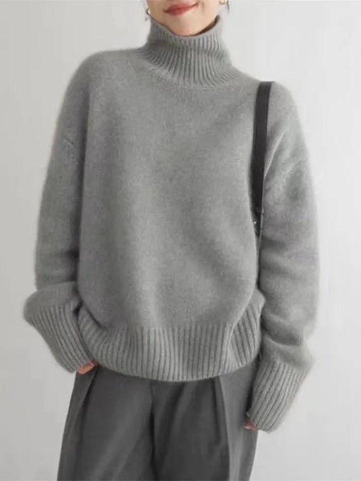 Emilio™ | Elegant High Collar Sweater