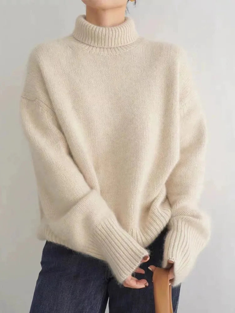 Emilio™ | Elegant High Collar Sweater