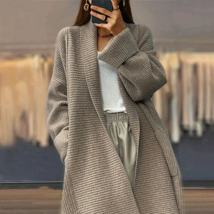 Euphemia | Long Cardigan en Maille 