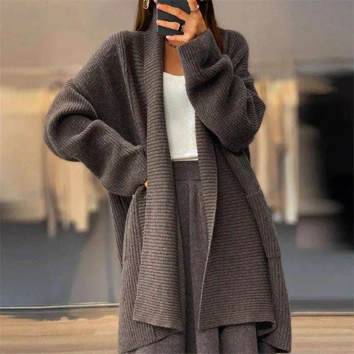 Euphemia | Long Cardigan en Maille 