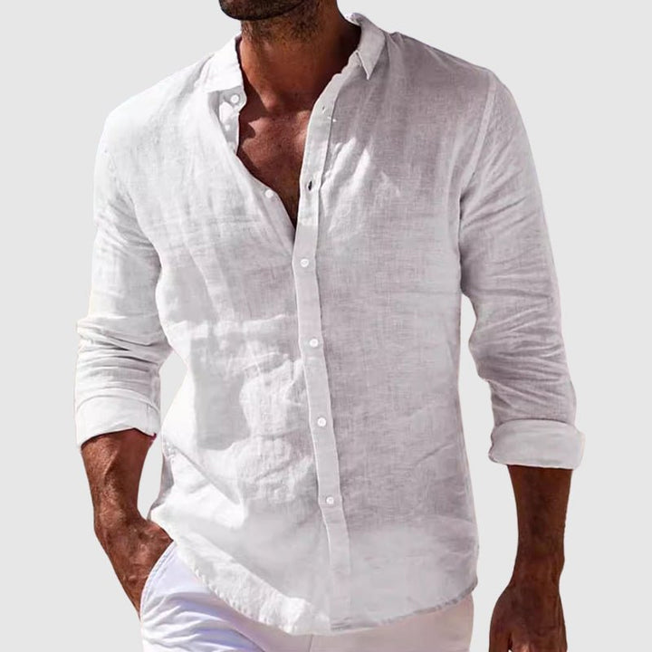 Chemise en lin élégante 