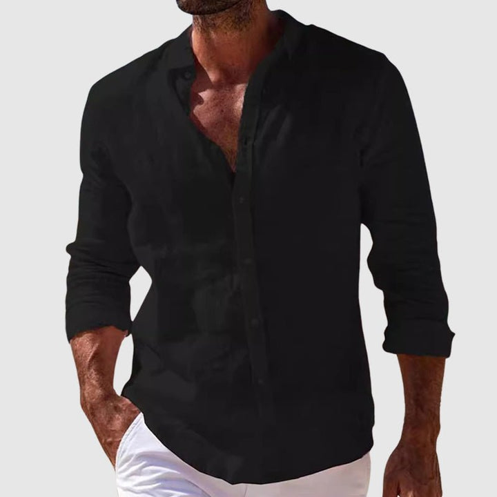 Chemise en lin élégante 