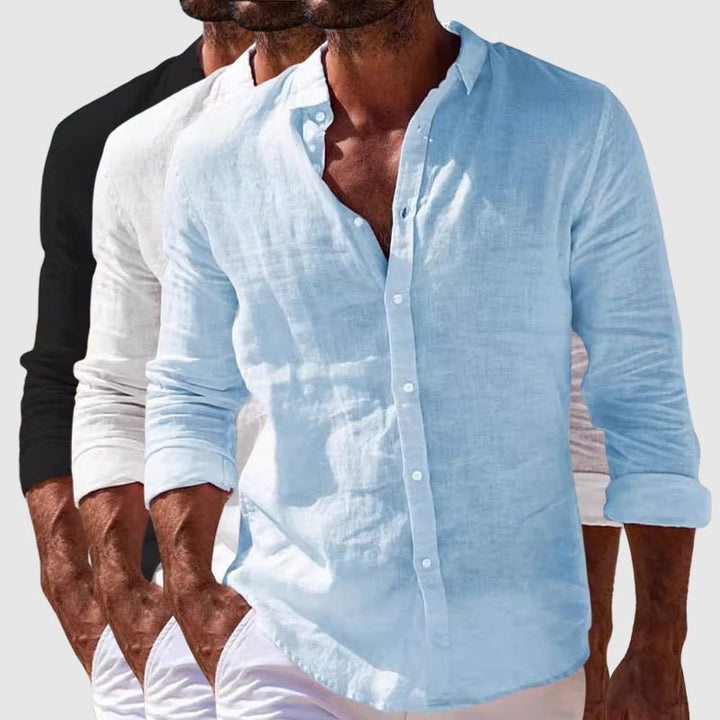 Chemise en lin élégante 