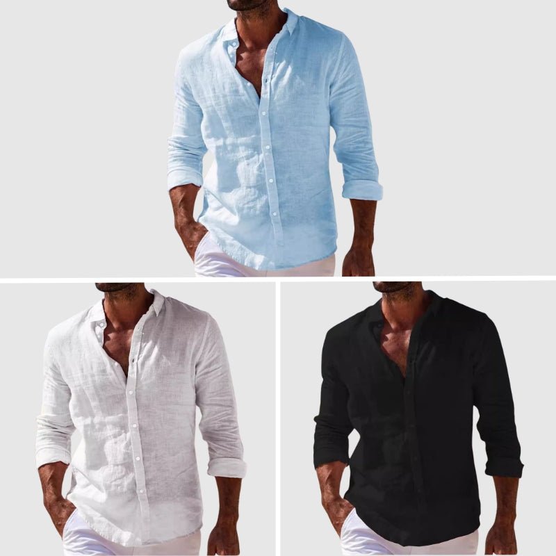 Chemise en lin élégante 