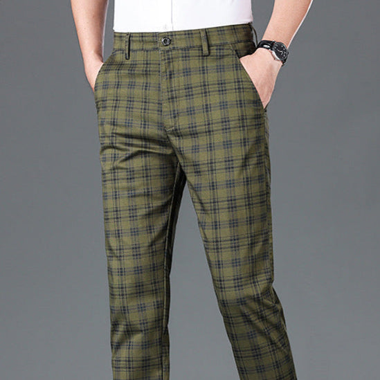 Pantalon à carreaux pour affaires 