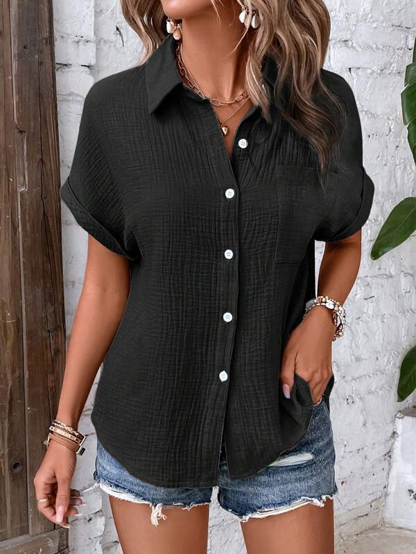 Lara - Blouse Élégante et Aérienne 