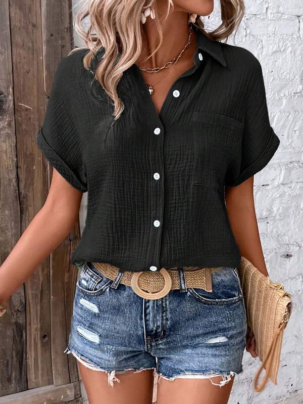 Lara - Blouse Élégante et Aérienne 