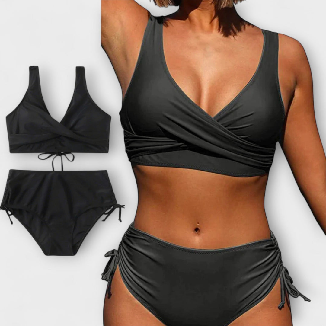 Janine™ | Bikini élégant et flatteur pour la silhouette en deux pièces 