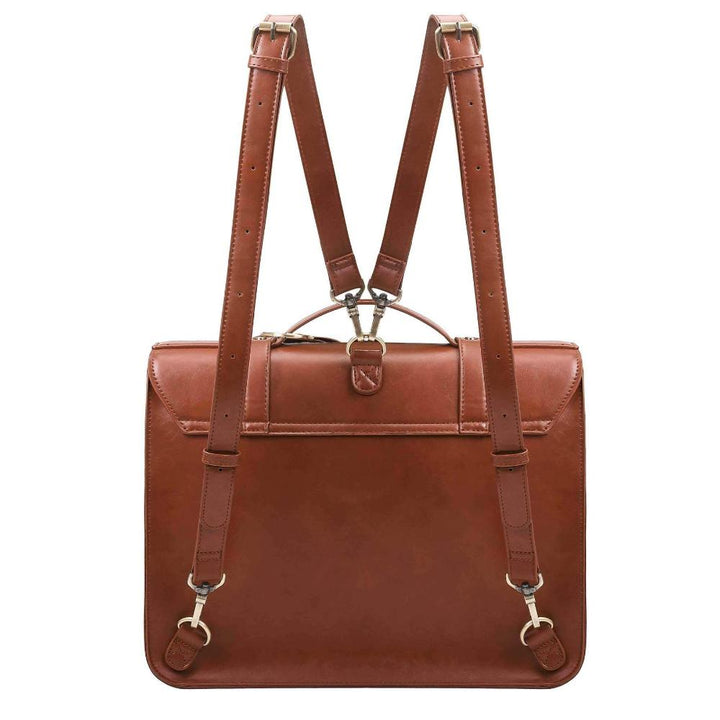 Knot | Sac rétro torsion en bleu-rose 