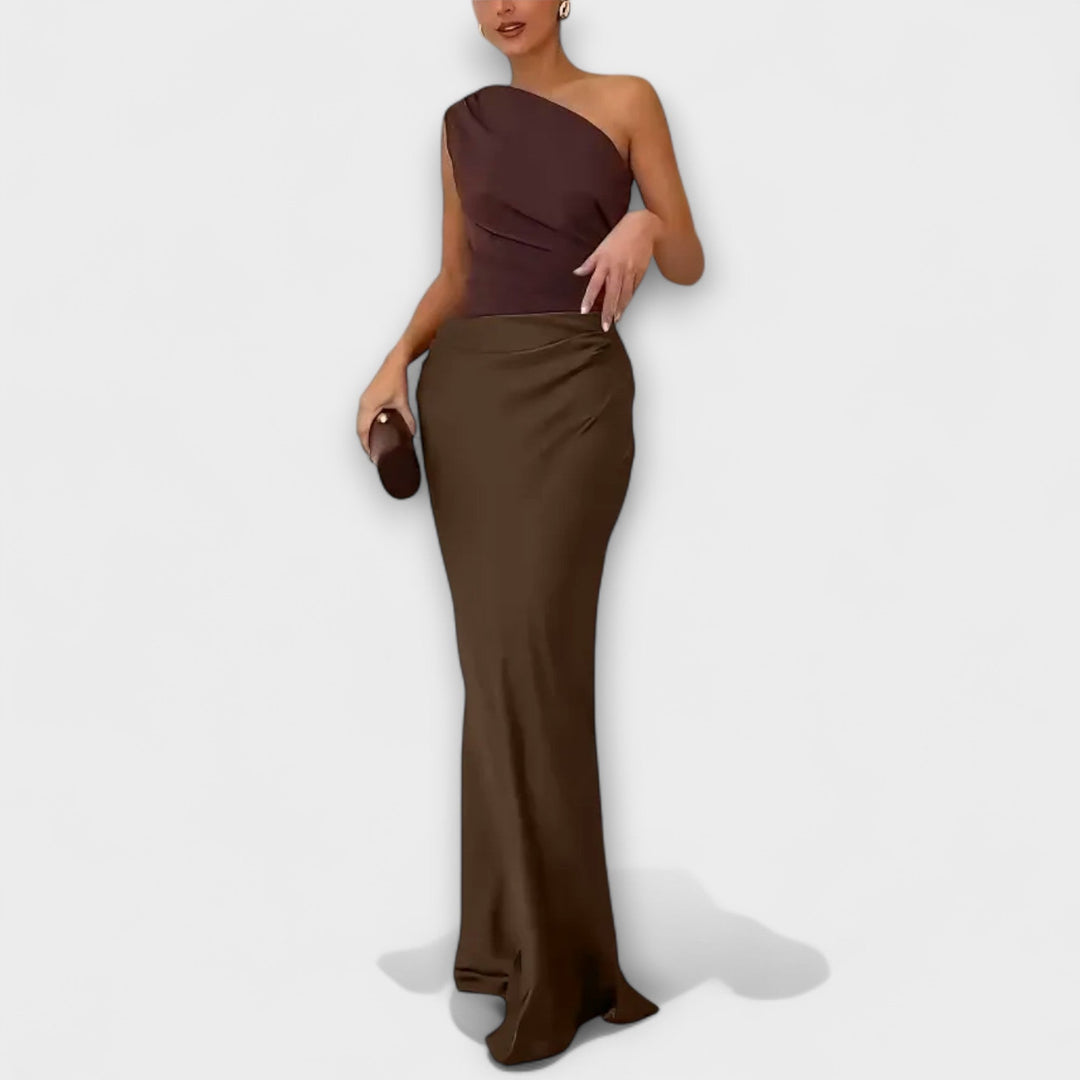 Levana™ | Graceful One-Shoulder Elegance