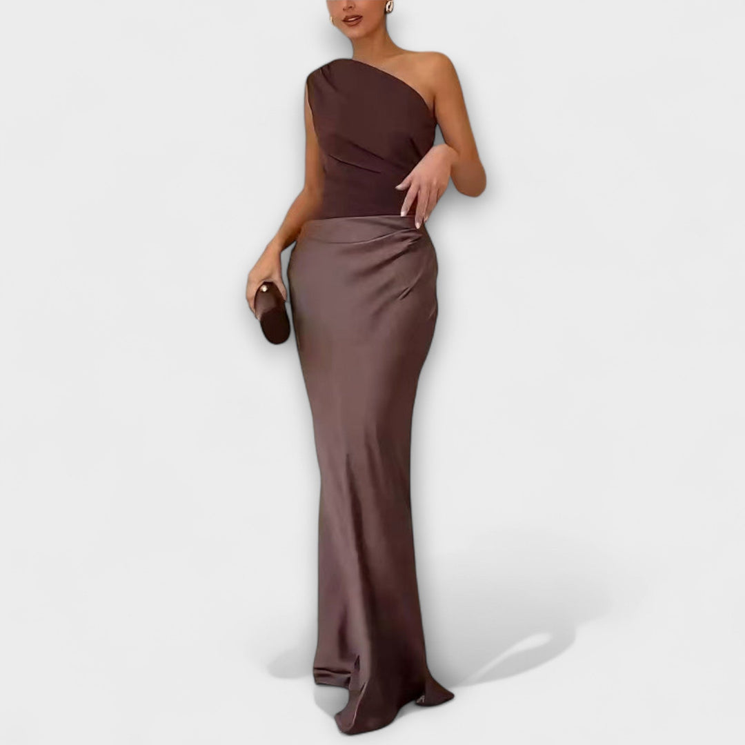 Levana™ | Graceful One-Shoulder Elegance