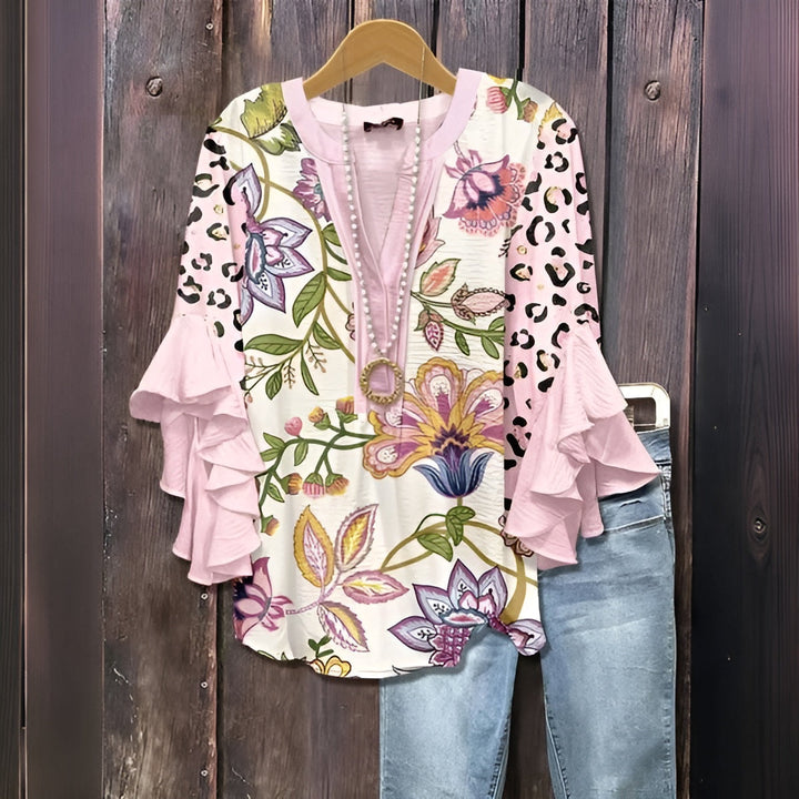 Elisabet - Blouse d'été décontractée 