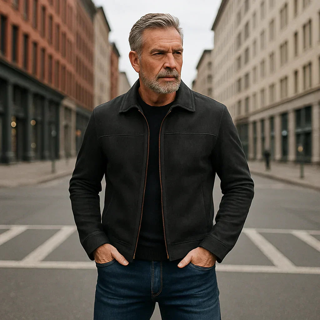 Lorenzo™ | Premium Timeless Leather Jacket