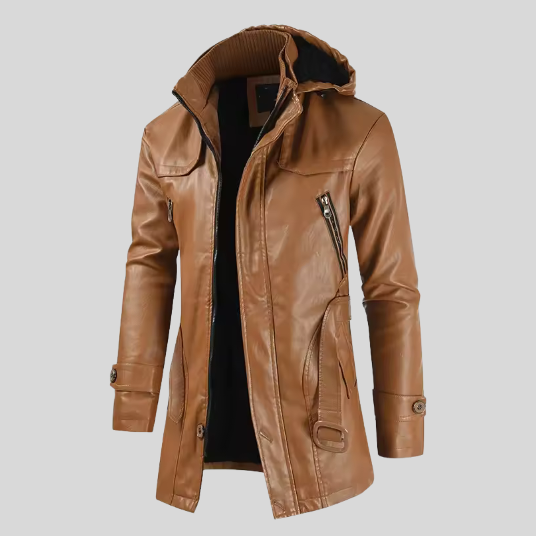 Claudia™ | Elegant Leather Jacket